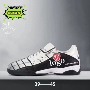 莆田外贸跨境 新款T90IC平底气垫防水比赛训练男女运动足球鞋