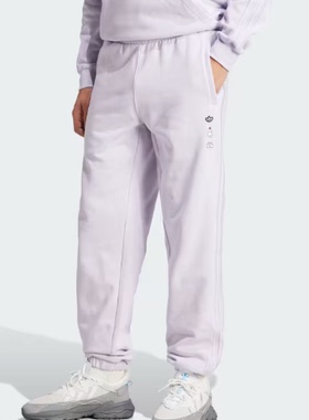 酷动城正品 adidas 三叶草男子针织时尚束口休闲运动长裤 IY2266