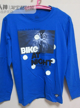 酷动城正品  Lee男子棉质舒适百搭时尚牛仔风长袖T恤L14682t78x72