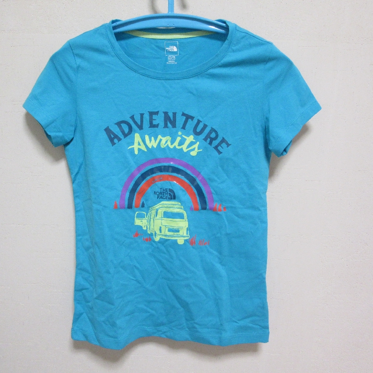 酷动城正品THENORTHFACE 女子棉质轻薄透气排湿舒适短袖T恤 CE2Q