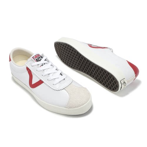 酷动城正品VANS Lx Sport Low73女子低帮小白鞋休闲鞋VN000D2JRED