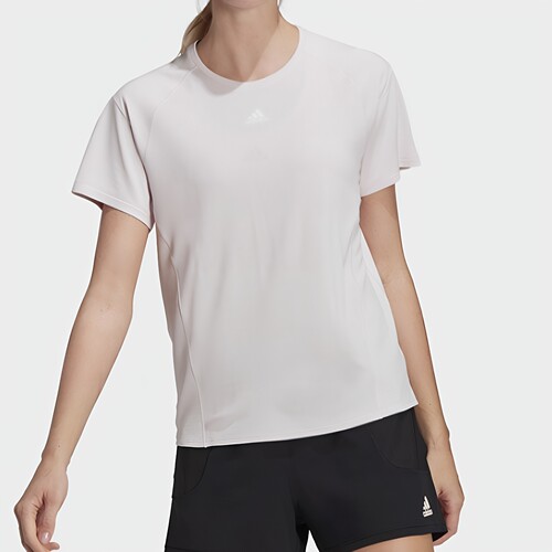 酷动城正品Adidas HEAT.RDY 女子速干轻薄透气运动短袖T恤HC0575