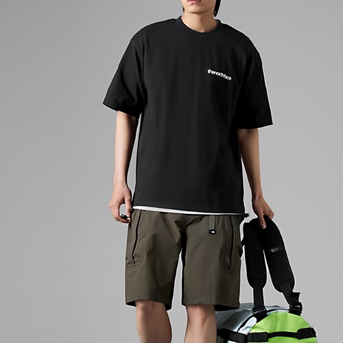 酷动城正品THENORTHFACE 男子UE重磅棉质排湿舒适短袖T恤 81KD
