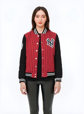 酷动城正品 MLB 棒球大联盟 女子时尚春秋休闲外套 15NY1FTM05053