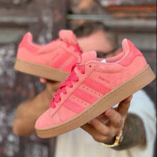 酷动城正品Adidas三叶草CAMPUS 00s女子时尚牛皮休闲鞋 IE5587