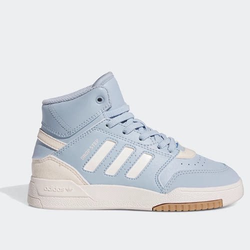 酷动城正品Adidas三叶草 Drop Step XL中帮牛皮休闲童鞋IF2727