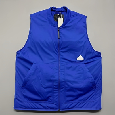 酷动城正品 Adidas男子春秋轻薄保暖运动休闲棉马甲背心 HN1931