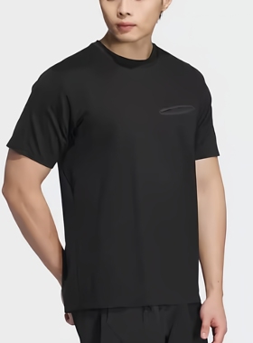 酷动城正品 ADIDAS 男子武极棉质液氮冰爽透气运动短袖t恤JI8698