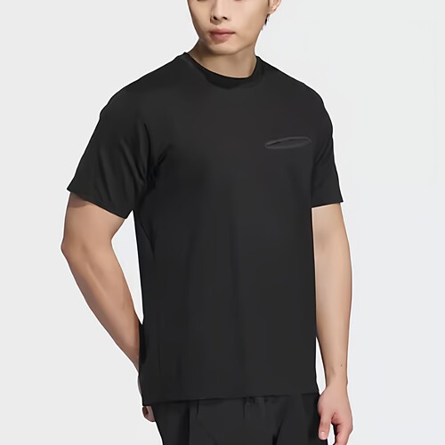 酷动城正品 ADIDAS 男子武极棉质液氮冰爽透气运动短袖t恤JI8698