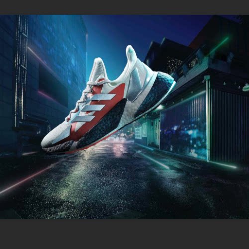 酷动城正品 Adidas X9000L4 BOOST女子网面一体缓震跑步鞋 FW8406