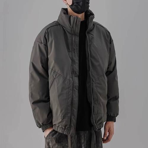 it Afternnaths潮牌~立领棉衣男冬季保暖新款防风防水棉服外套