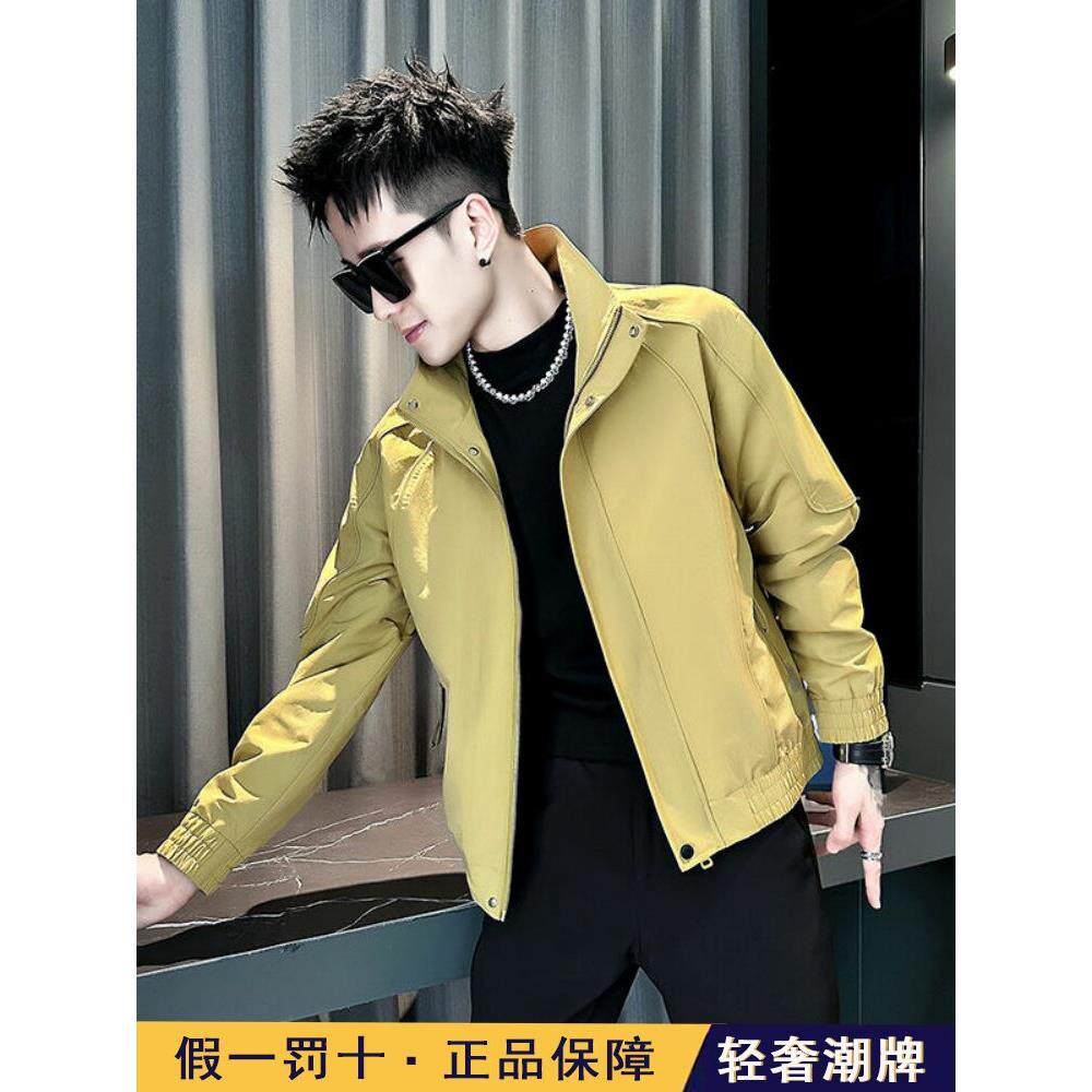 高端正品工装夹克男高级感潮牌男装上衣褂子2026春秋新款休闲外套