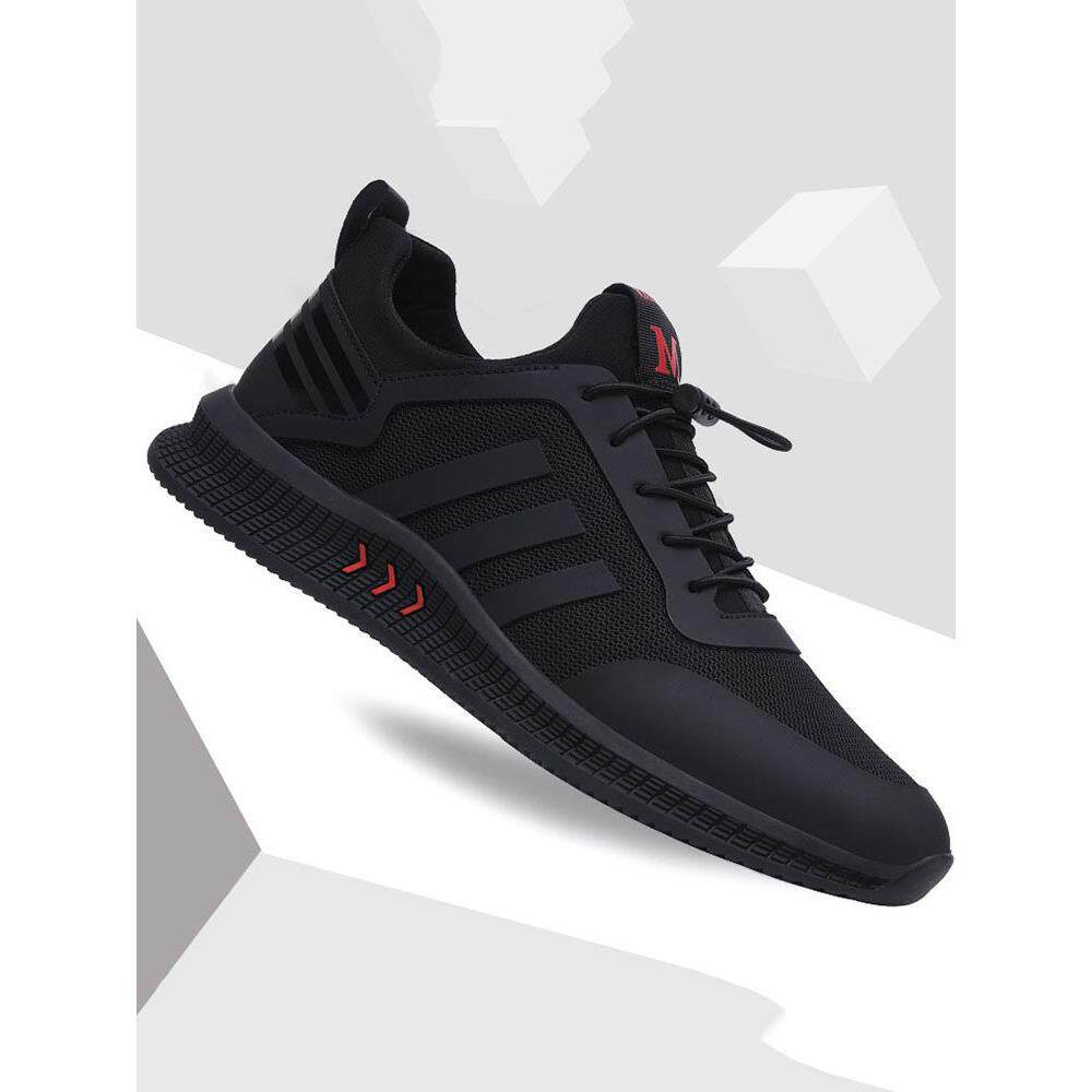 2025秋冬季新款韩版潮流网面鞋男跑步百搭透气防臭软底休闲运动鞋