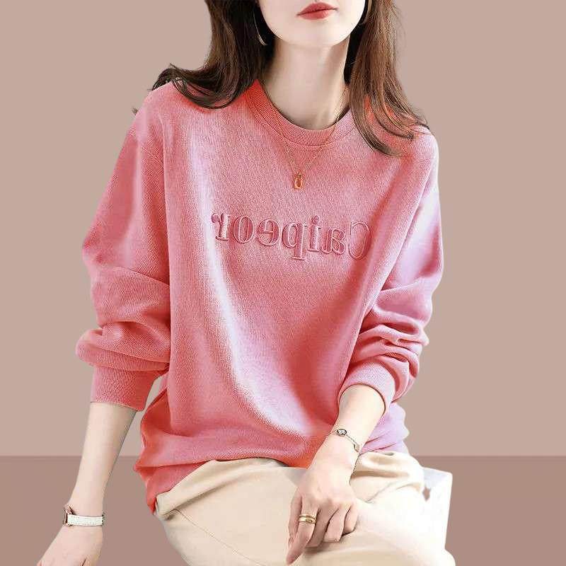 Canary Kiss字母刺绣卫衣女春秋新款宽松显瘦减龄长袖上衣193920,女装/女士精品,时尚防晒服,淘宝优惠券,粉丝福利购,淘宝优惠卷