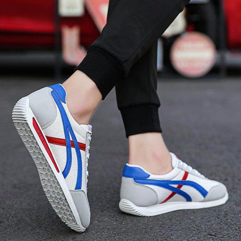 潮牌小白鞋男鞋2025夏季新款韩版运动休闲平底透气真皮低帮板鞋,流行男鞋,单鞋,淘宝优惠券,粉丝福利购,淘宝优惠卷