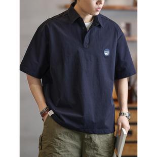 neith POLO衫 潮牌it BIAS速干短袖 T恤 男夏季 宽松户外休闲翻领衬衫