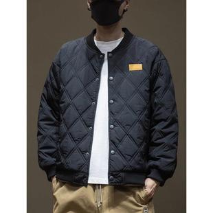 加肥加大潮流百搭棒球服外套 BIAS潮牌轻薄棉衣男秋冬款 neith