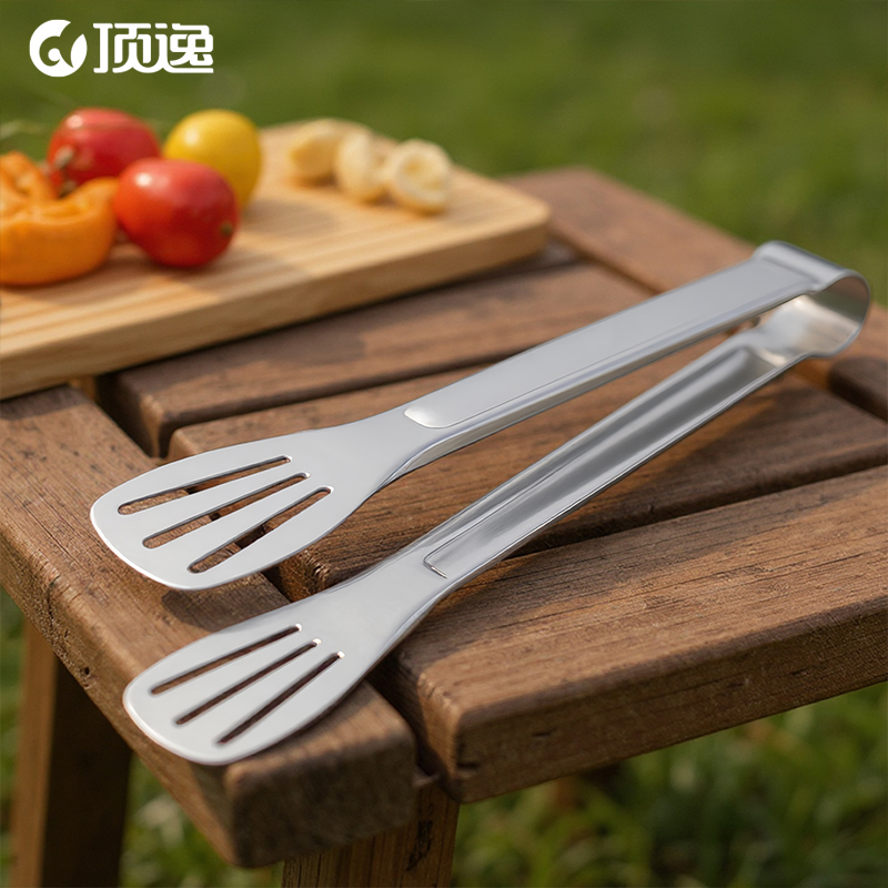 顶逸304食品级不锈钢烧烤夹子