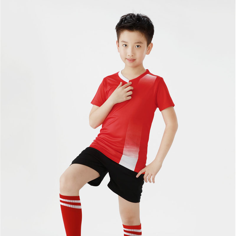 新品速干透气足球服套装儿童男童女小学生足球衣裤短袖比赛队服装