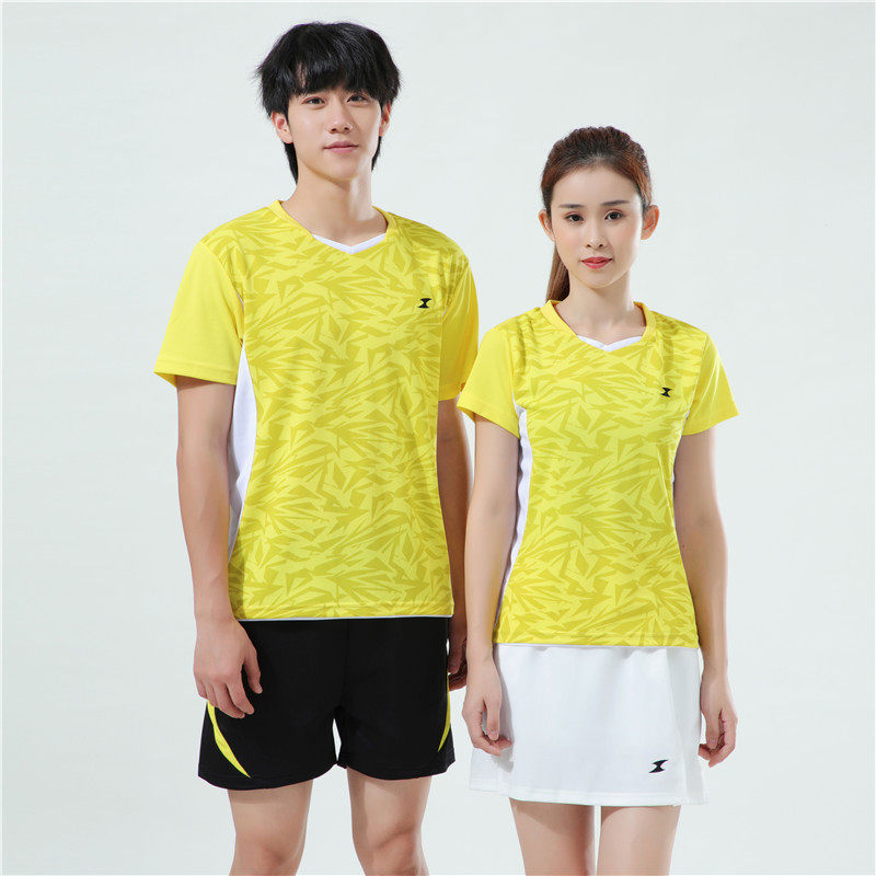 休闲跑步服男女运动两件套情侣装透气网球服短袖T恤蓝黄羽毛球服,运动服/休闲服装,运动套装,淘宝优惠券,粉丝福利购,淘宝优惠卷