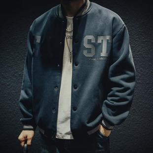 百搭休闲大码 BIAS棒球服男秋冬飞行员潮流韩版 外套 neith 潮牌it