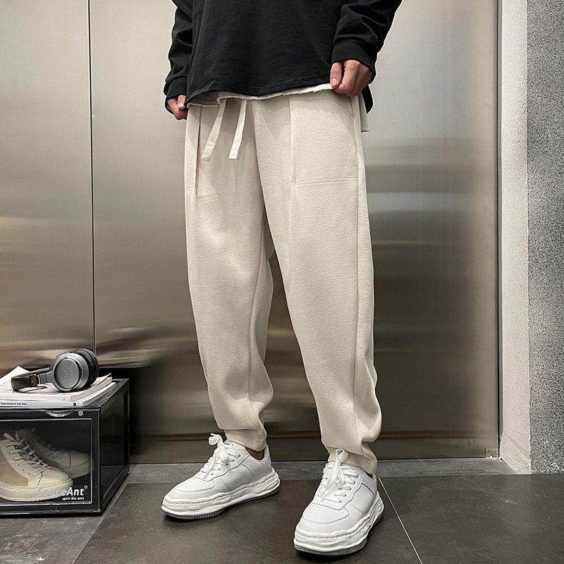 卫裤男潮牌春秋季2025新款美式潮流宽松直筒运动裤子束脚休闲长裤,男装,卫裤,淘宝优惠券,粉丝福利购,淘宝优惠卷