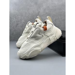 穿搭潮流尽兴~CKL Backup!简约时尚老爹鞋男厚底内增高小白鞋轻奢