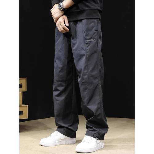 it neith BIAS潮牌休闲裤男秋冬户外冲锋直筒机能潮流百搭工装裤