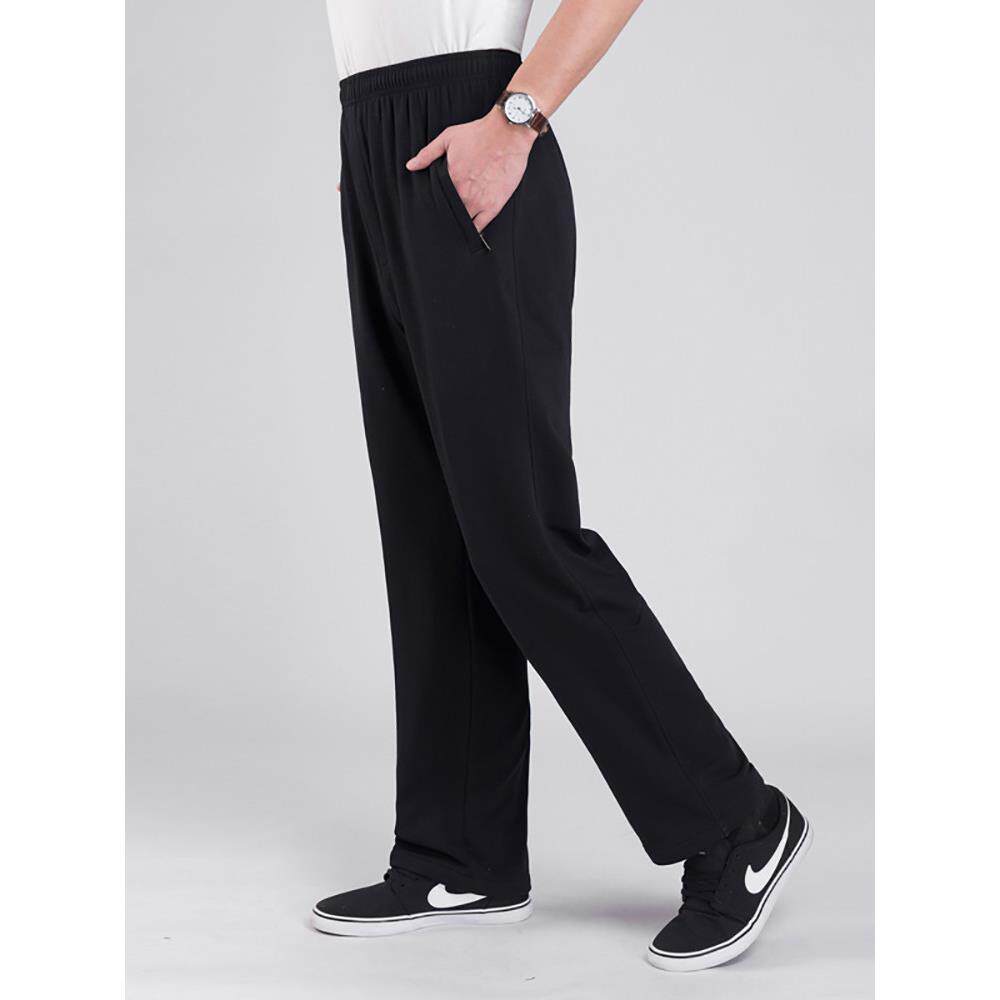 home daily 中老年运动裤男秋季宽松直筒舒适爸爸裤子男士休闲裤