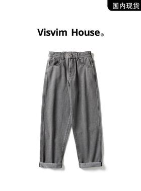 【现货品牌折扣】VISVIM WINGS春秋季日系直筒休闲牛仔裤男女同