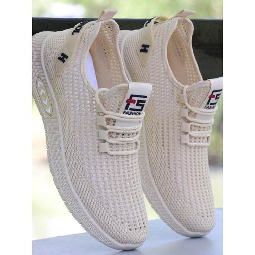 高档男士网眼鞋秋季透气软底防臭网面运动鞋男款一脚蹬男士旅游鞋