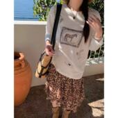 T恤女 长袖 卡通小马图案 3.20 小四专享