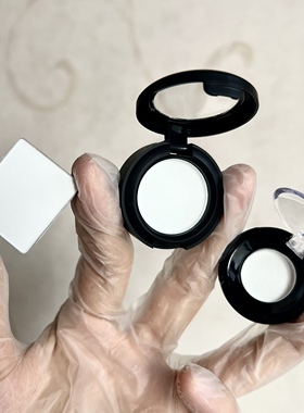 DRAMO抓猫单色眼影哑光提亮月轮计划白色/黑色试色小样WT00/01