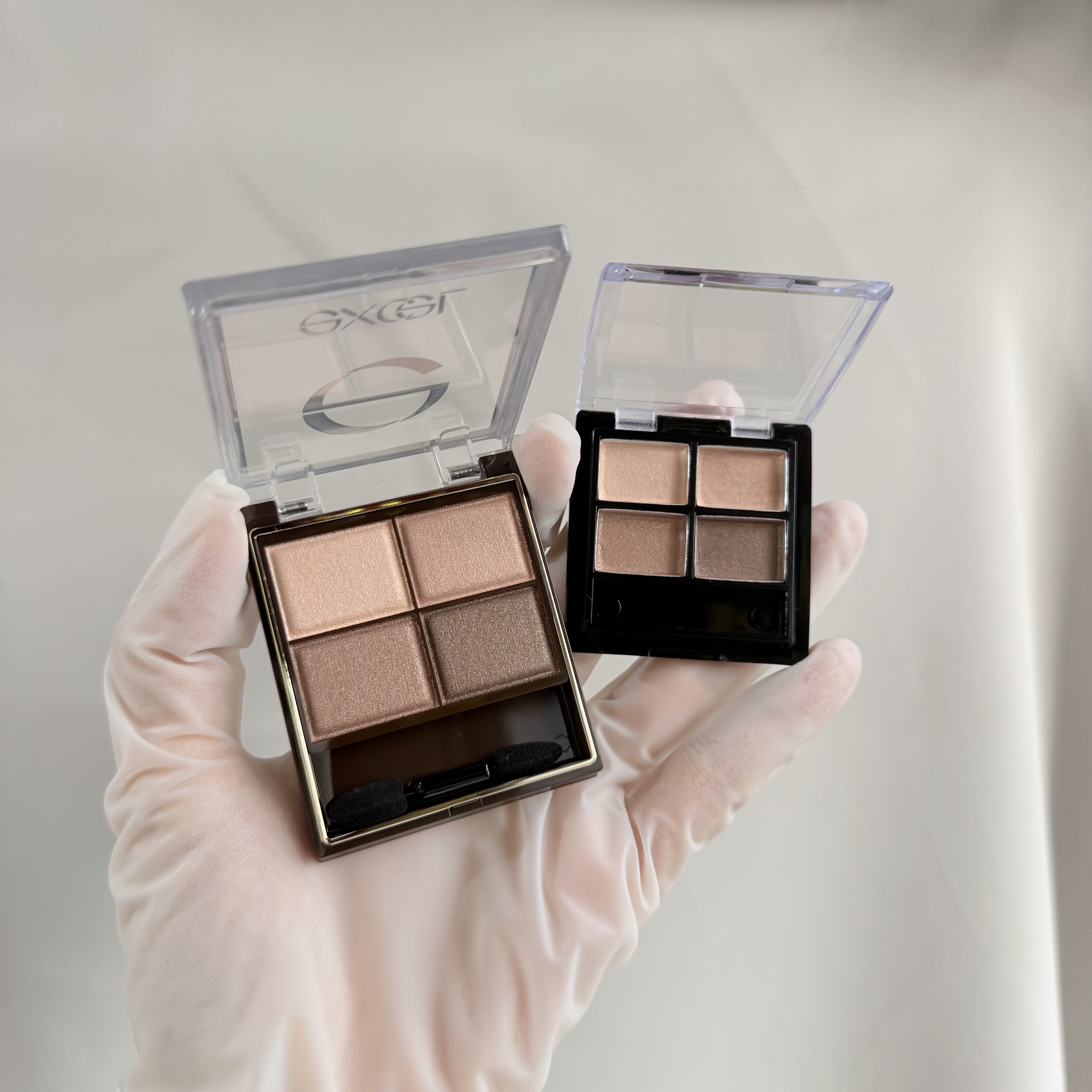 EXCEL日本表格四色眼影SR03温柔大地色限定自然裸妆通勤试色小样