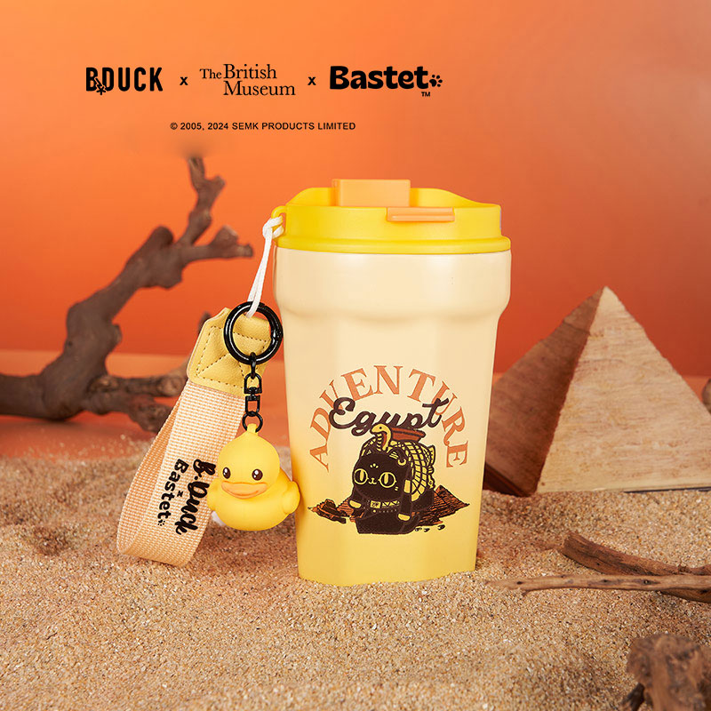 大英博物馆小黄鸭公仔保温杯