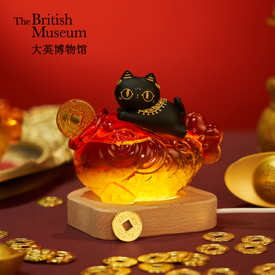 大英博物馆年年有余锦鲤风暴瓶天气瓶办公室桌面摆件新年生日礼物