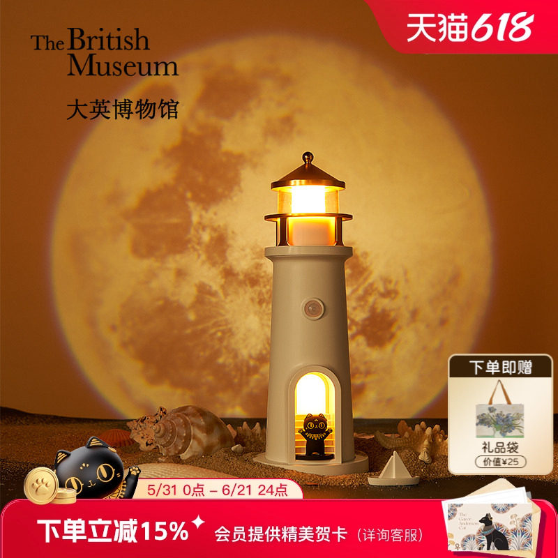 大英博物馆投影小夜灯氛围灯解压毕业礼物男生送闺蜜生日礼物女生