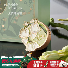 大英博物馆铃兰车载香薰出风口汽车香氛车内饰品摆件车载装饰好物