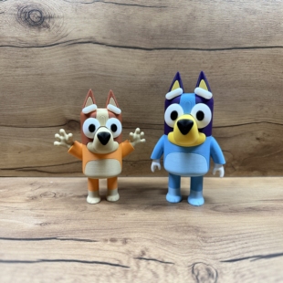 积木过家家玩具公仔摆件儿童玩具 Bingo宾果 DIY定制 Bluey布鲁伊