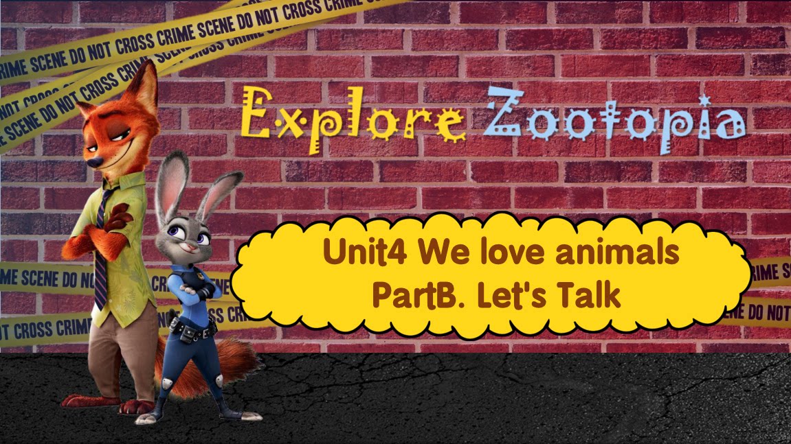 pep三年级上册u4-b-talk-疯狂动物城-小学英语ppt课件