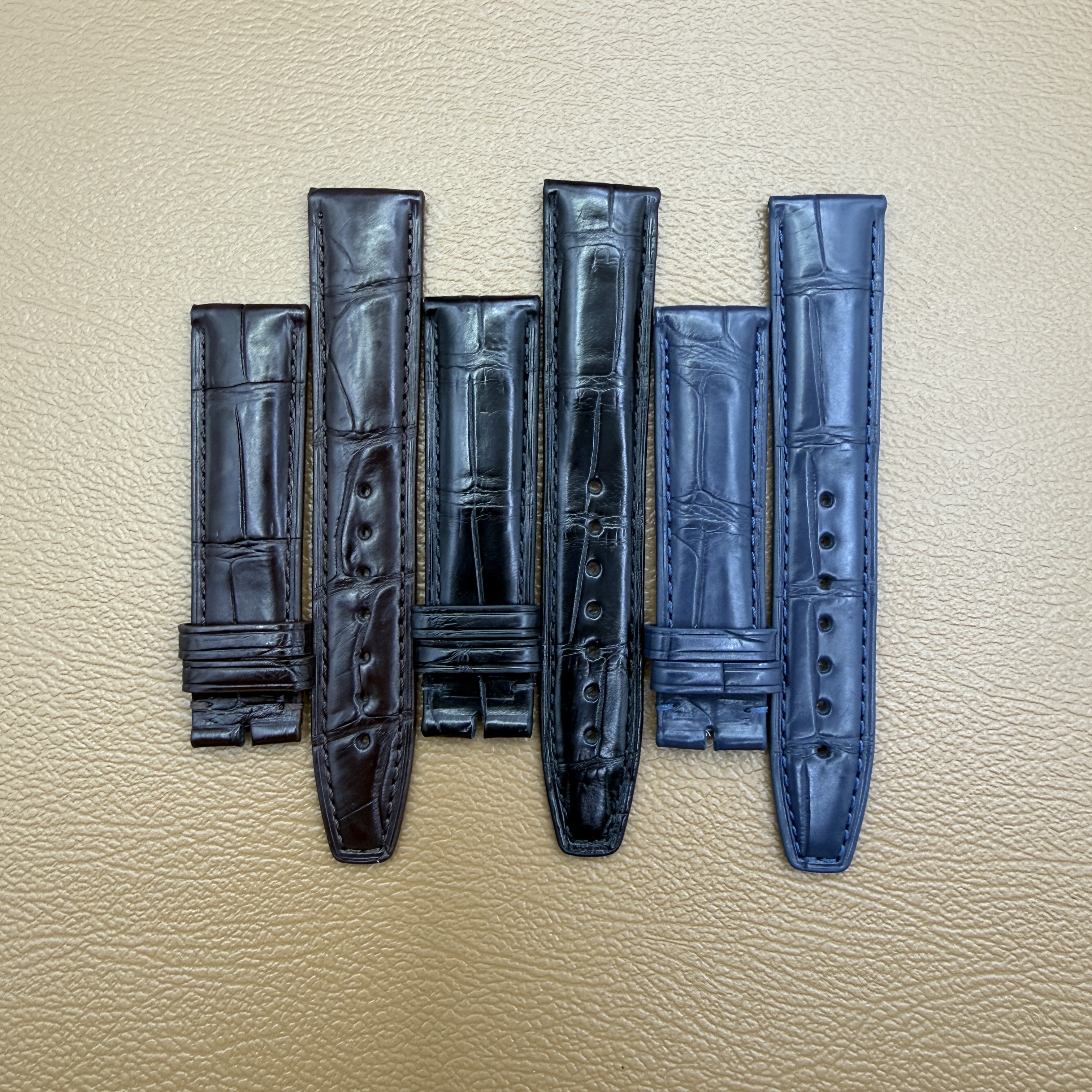 适用于万国柏涛菲诺真皮表带原装鳄鱼皮手表带男红60葡计皮表链20