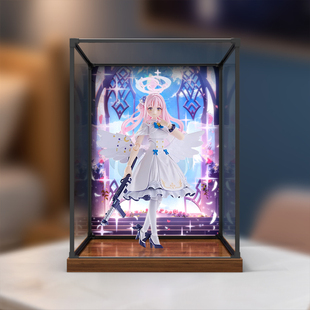亚克力高清展示盒适用Max Factoryfigma蔚蓝档案圣园未花手办