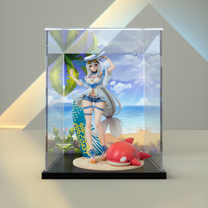 夏日动漫透明收纳防尘罩展示盒