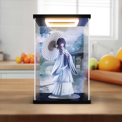 回型灯防尘展示盒适用Elixirdream 饿殍 明末千里行 满穗同舟手办