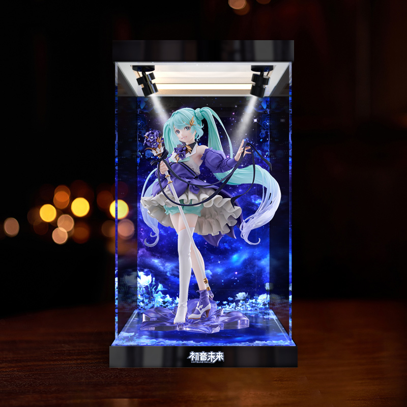 亚克力展示盒适用 TAITO miku 初音未来2024生日会Flower景品手办