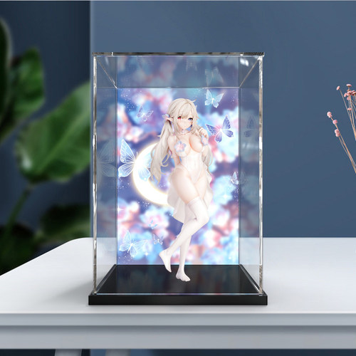适用纯白精灵手办专用展示盒
