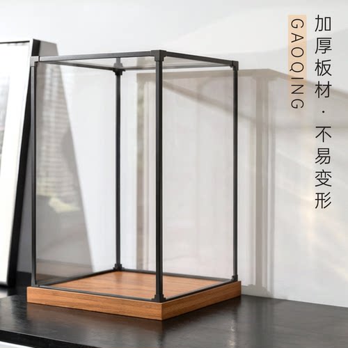 合金框亚克力展示盒适用藏品模型防尘盒子拼装积木手办高透明收纳