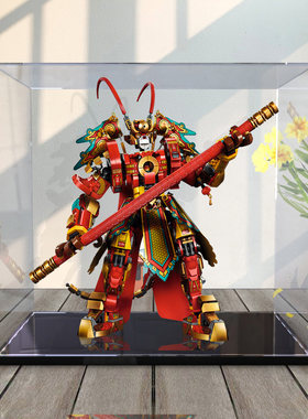 GWT适用乐高悟空小侠亚克力展示盒80012齐天大圣黄金机甲防尘罩
