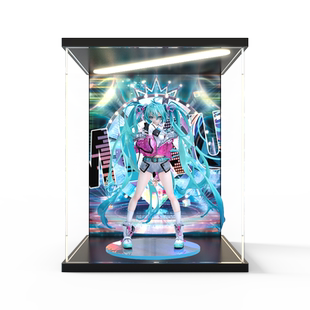 灯光收纳盒GSC米山舞 MIKU初音未来withSOLWA 1/7 手办透明展示盒