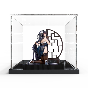 适用ALTER 碧蓝航线 吾妻 猉 细语春霞 手办防尘收纳盒透明展示盒